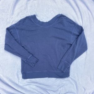 Aerie Crewneck open twist back